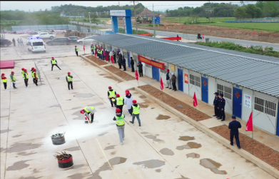 G530查橋至牛磯段02標(biāo)項(xiàng)目部 開展安全消防應(yīng)急演練活動(dòng)