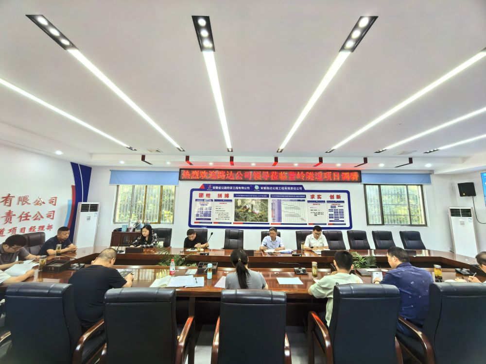 閔芳芬到S22天天高速營(yíng)嶺隧道項(xiàng)目調(diào)研